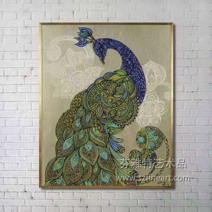 孔雀东南飞装置画