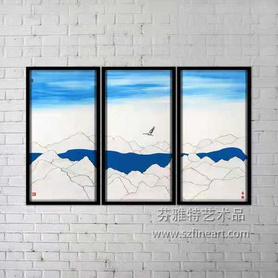 印象西藏装置画