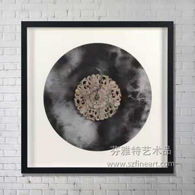 雕花装置画