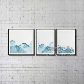 千山一黛装置画