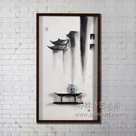 无梦徽州装置画