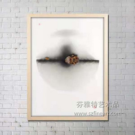 一叶一扁舟装置画