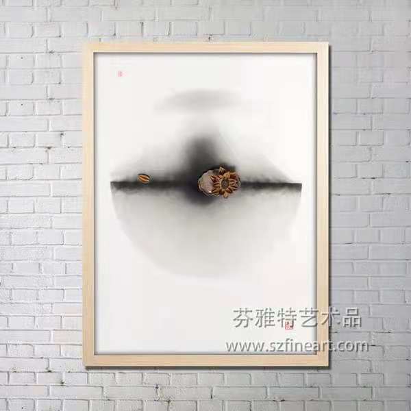 一叶一扁舟装置画