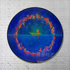 红鲤装置画