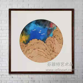 山中遨游裝置畫