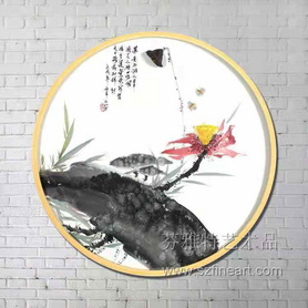 水墨装置画