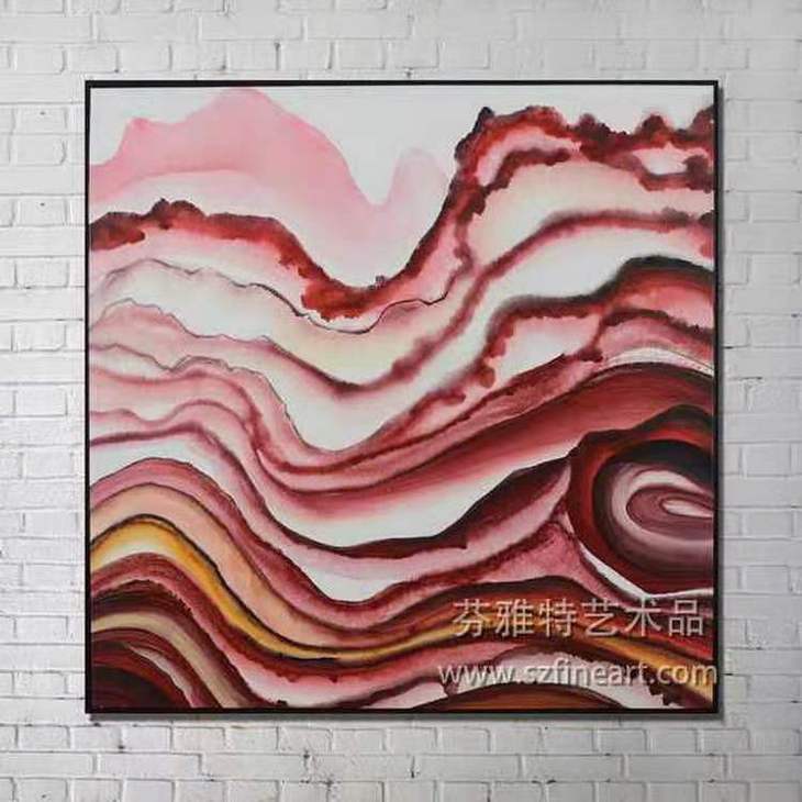 层峦叠嶂装置画