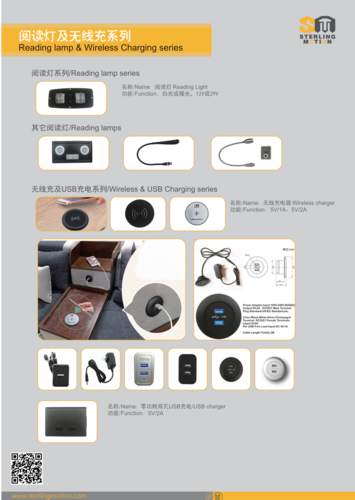 阅读灯及无线充系列(Reading lamp & Wireless Charging series)