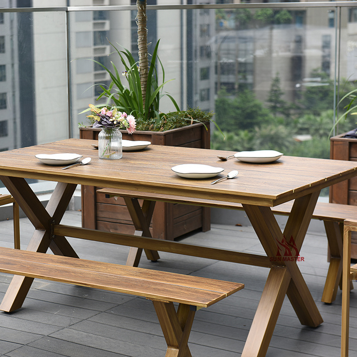户外家具休闲4D雕刻铝合金桌椅