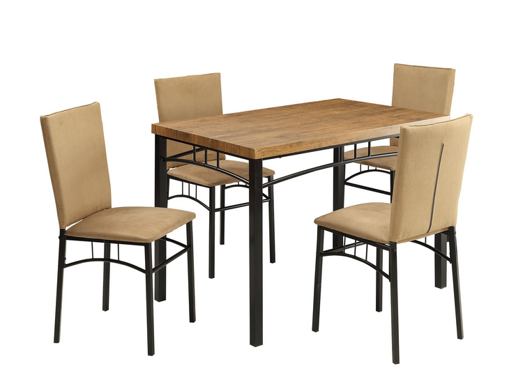 餐厅家具 餐桌椅 套装 1桌四椅