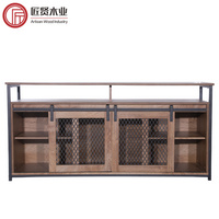 推拉式電視柜 sliding barn door tv cabinet