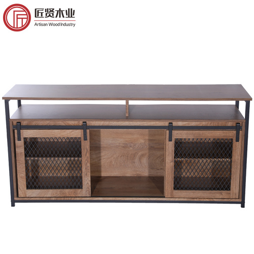 推拉式電視柜 sliding barn door tv cabinet
