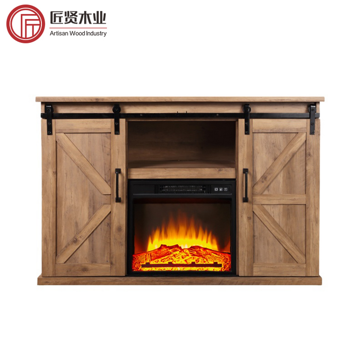 热销电视柜带电壁炉  TV Stand with Electric Fireplace