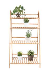 竹家具竹制四层三角花架