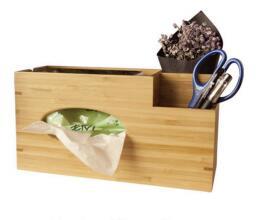 竹家具竹制文具纸巾盒