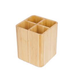 竹家具竹制圆角餐具桶