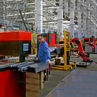 Automatic Bending and Welding Production Line For Back of Metal Cabinet