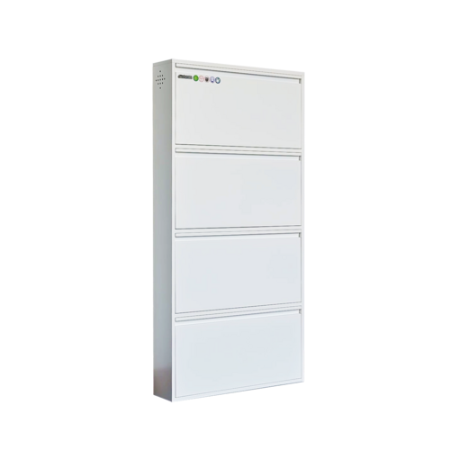 High Quality Steel Four Layers Shoes Cabinet Steel Storage
