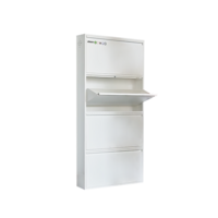 High Quality Steel Four Layers Shoes Cabinet Steel Storage