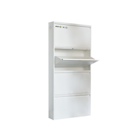 High Quality Steel Four Layers Shoes Cabinet Steel Storage