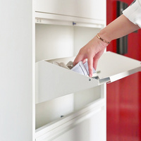 High Quality Steel Four Layers Shoes Cabinet Steel Storage