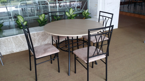 现代餐桌椅 餐厅家具 套装 一桌四椅