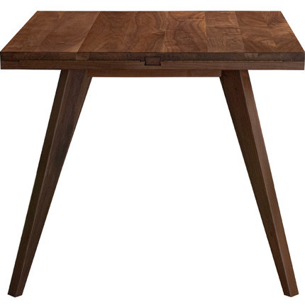 客厅小户型实木折叠餐桌