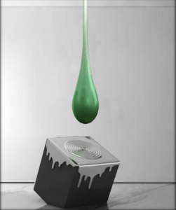 水滴型玻璃钢雕塑