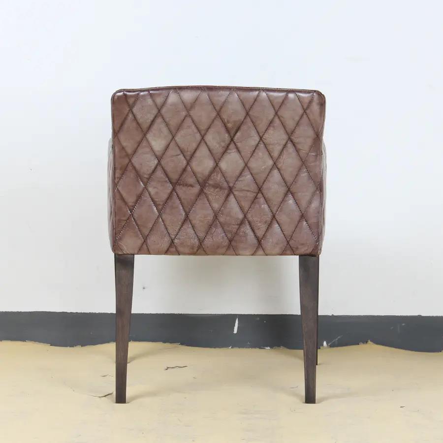 罗马尼亚进口真皮扶手椅nsac-monza with diamond