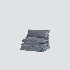 现代布艺活套可拆多层拼色单人沙发NSSF-5278-20