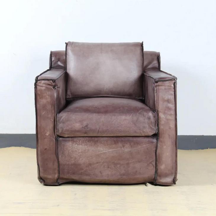 进口真皮单人沙发NSAC-Niki Club Armchair