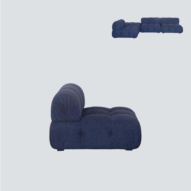 软包布艺转角组合沙发单人沙发NSSF-5403-20/NSSF-5403-10