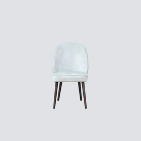 软包拼接布艺实木餐椅单椅NSDC-1256B