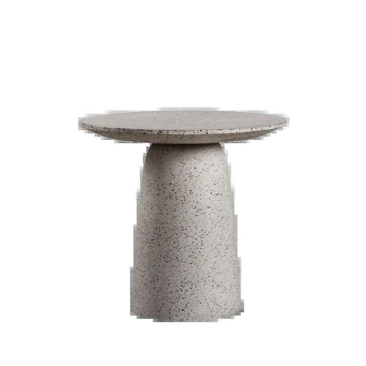 进口水磨石边几NSST-CHAPLIN ROUND END TABLE-LNSCT-CHAPLIN COFFEE TABLE-S