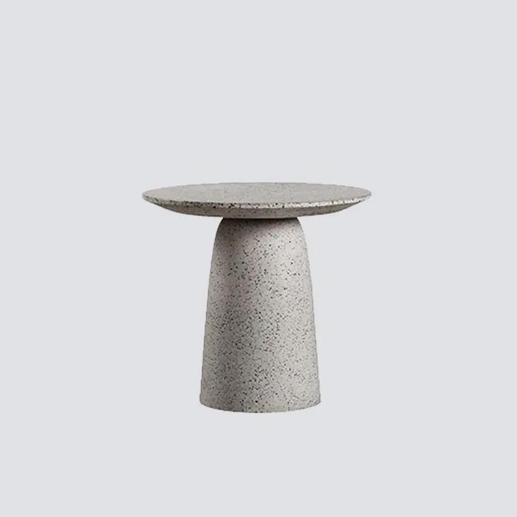 进口水磨石边几NSST-CHAPLIN ROUND END TABLE-LNSCT-CHAPLIN COFFEE TABLE-S