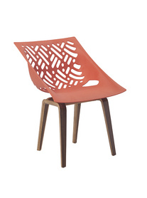 现代简约塑木椅 	YMG-9301B