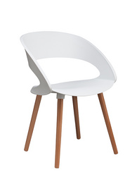 现代简约塑木椅 	YMG-9307A