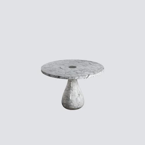进口仿大理石纹圆餐桌NSDT-PAS ROUND DINING TABLEWhite