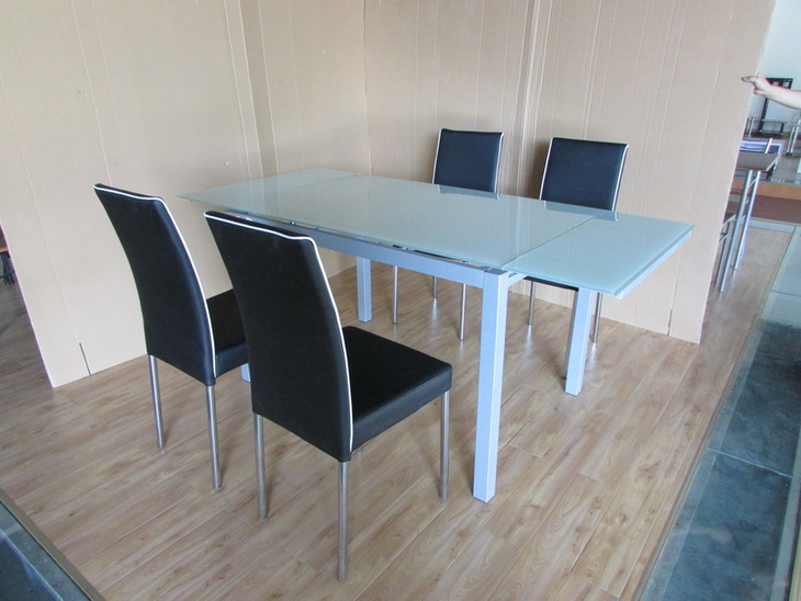 现代简约 餐厅家具 餐桌椅套装 1桌+4椅