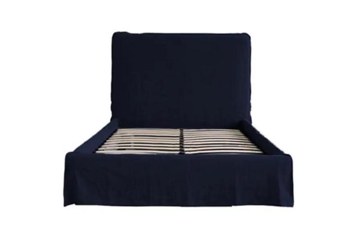 卧室软包棉麻双人床（活套）NSBD-7024