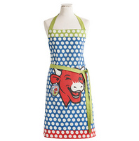 法國(guó)進(jìn)口家紡COUCKE蔻合圍裙樂芝牛系列NSDE-Apron-Pop BlueNSDE-Apron-Vachement Bon