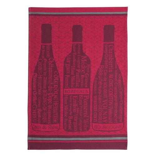 法国家纺COUCKE蔻合厨房用巾餐巾茶巾酒类文化系列酒瓶NSDE-Tea Towel-Vins-01