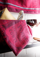 法國家紡COUCKE蔻合廚房用巾餐巾茶巾酒類文化系列酒瓶NSDE-Tea Towel-Vins-01