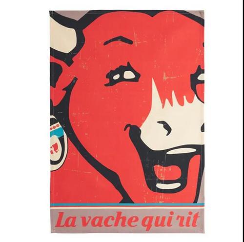 法國(guó)家紡COUCKE蔻合廚房用巾茶巾樂(lè)芝牛系列NSDE-Tea Towel-Pop Blue/NSDE-Tea Towel-Zoom