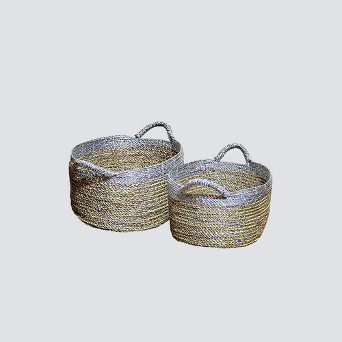 进口手工藤制储物篮筐-NSDE-3143L/M/S