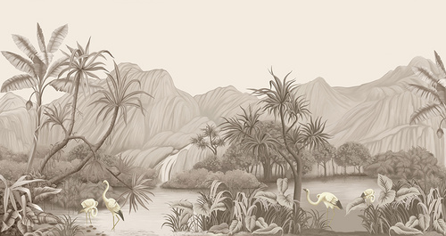現(xiàn)代簡(jiǎn)約抽象墻紙客廳餐廳創(chuàng)意定制
