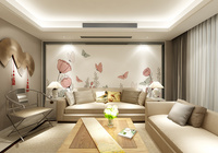 現(xiàn)代簡(jiǎn)約抽象墻紙客廳餐廳創(chuàng)意定制