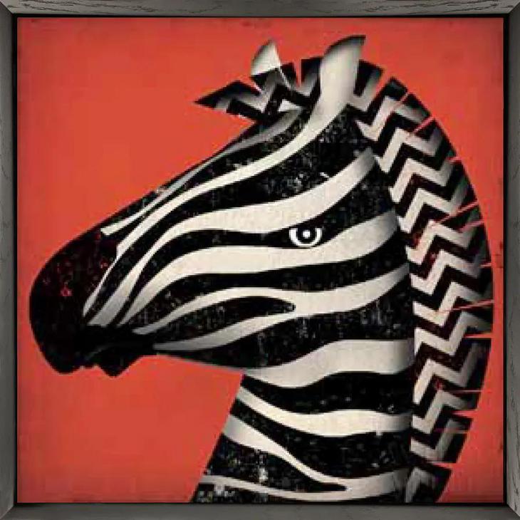 授权原版装饰艺术画NSPT-ZEBRA