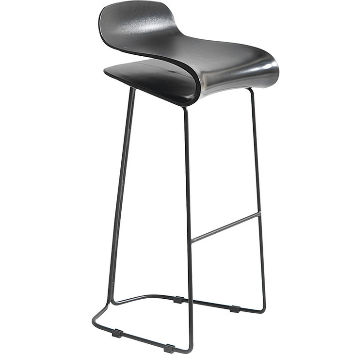 塑料凳子高脚凳北欧吧台酒吧铁艺网红加厚现代简约设计师款吧椅
