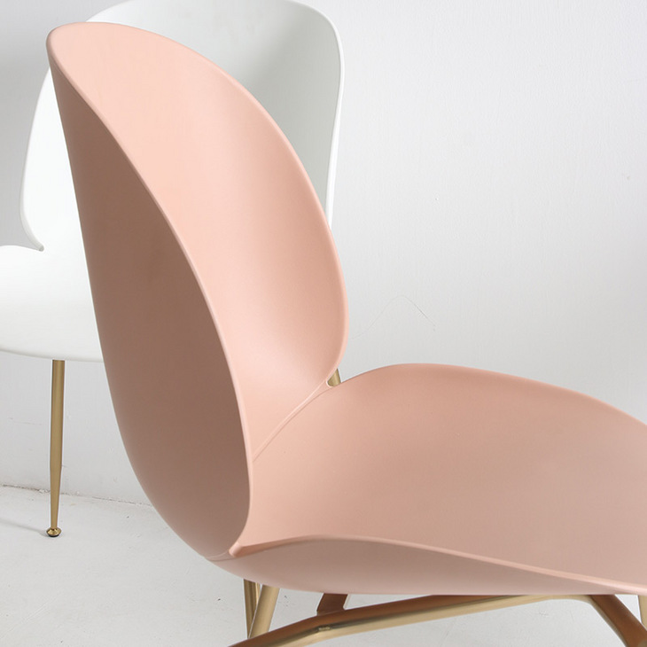 甲壳虫椅轻奢靠背客厅北欧餐椅铁艺简约设计感化妆椅网红ins椅子